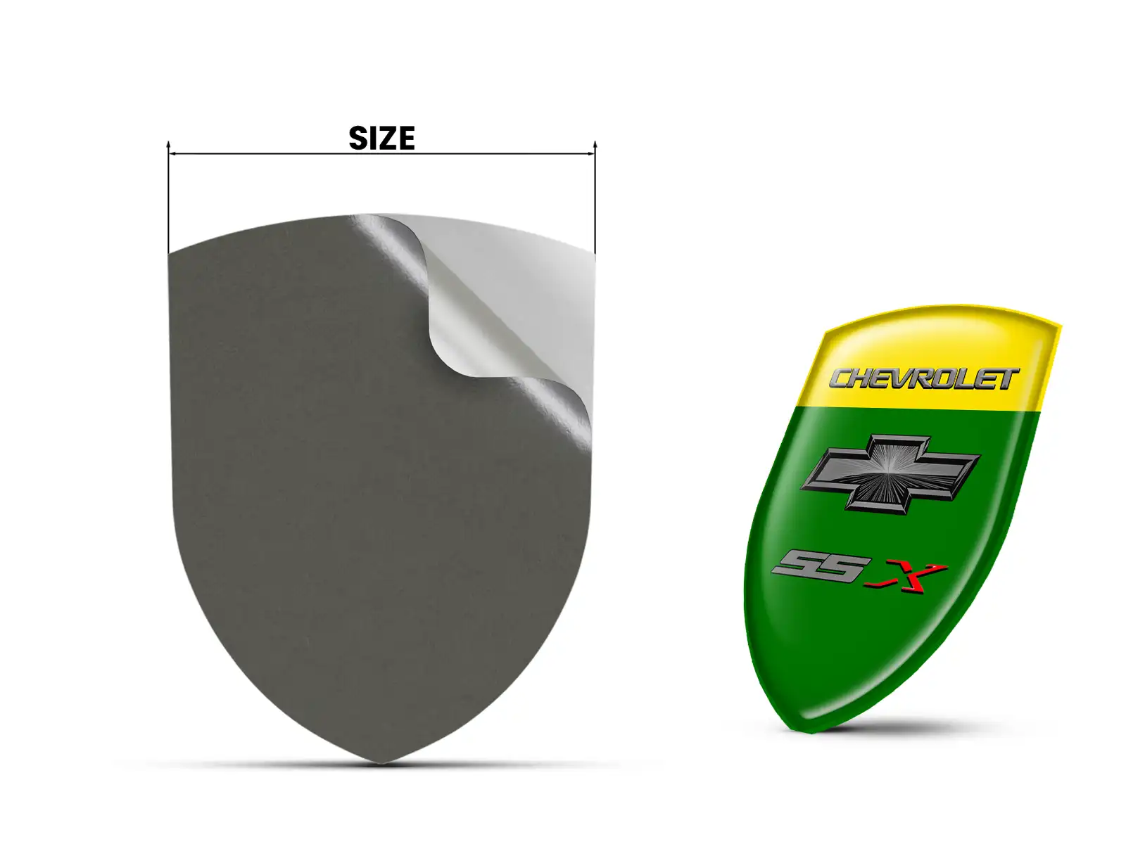 Chevrolet Adesivi Parabrezza su Misura Tuning Pregiati Competenti